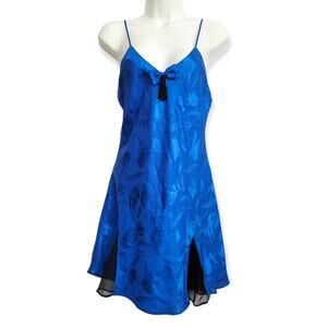 VINTAGE Victoria's Secret Blue Night Gown Size P